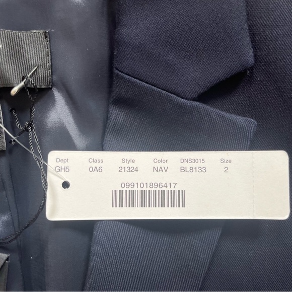 JCrew NEW Classic Navy Academia Blazer in Superfine Cotton size 2 Career Office - Picture 9 of 13